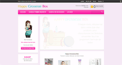 Desktop Screenshot of happy-grossesse-box.com